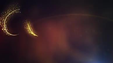 金色粒子logo模板视频的预览图